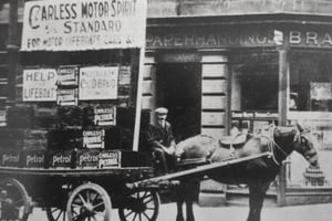 Carless-Petrol-Transportation by Horse