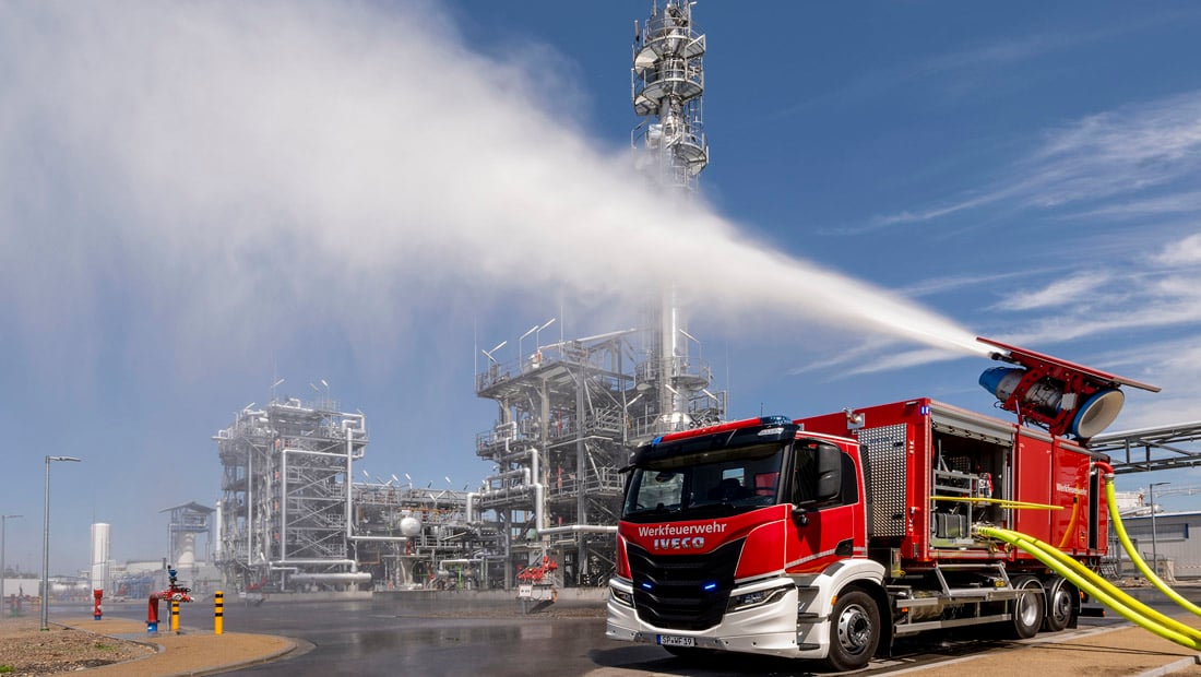 Haltermann Carless' fire brigade receives new extinguishing system