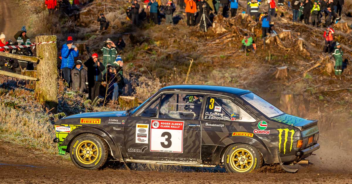 Solberg shows strong performance with Carless® sustainable race fuel